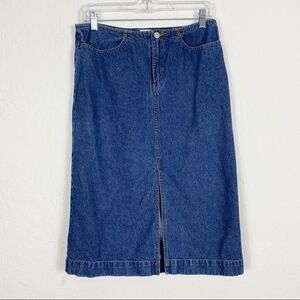 Levi’s Denim Jean Skirt w/ Front Slit